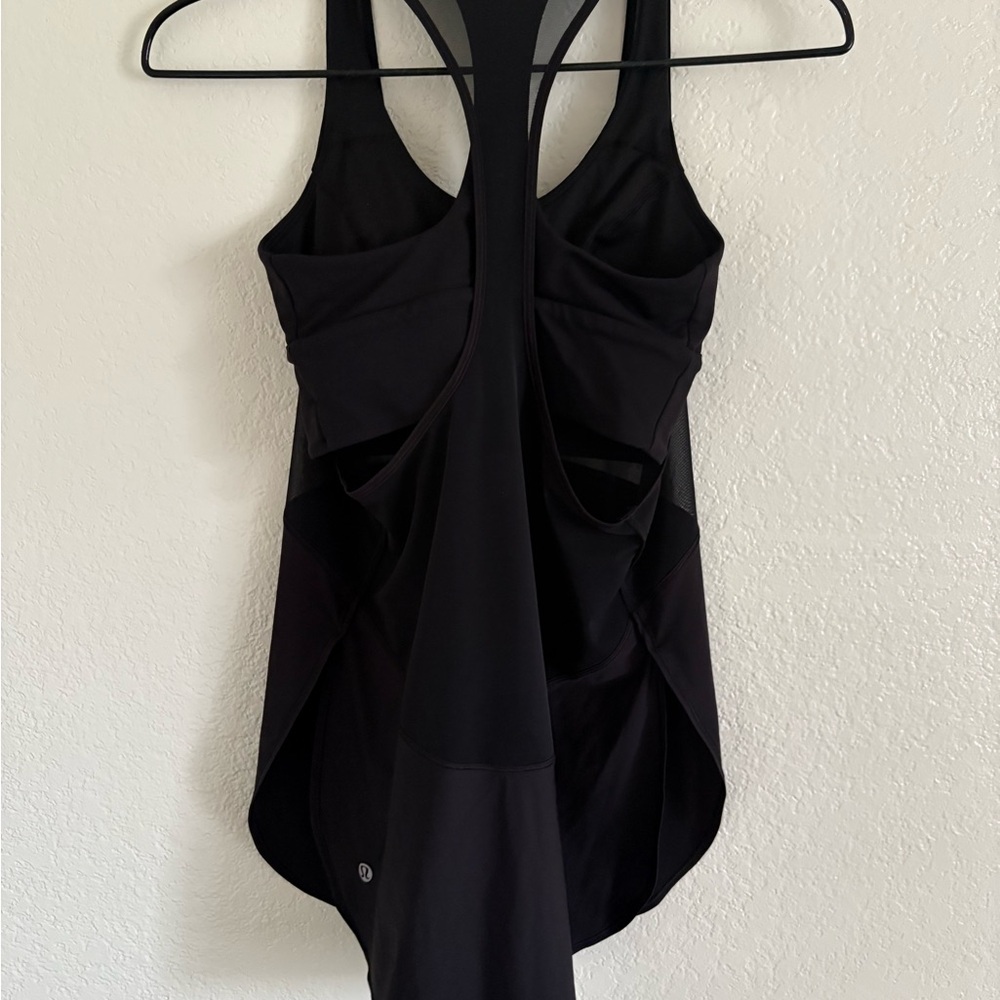Lululemon Twist Around 2 In 1 Tank Sports Bra Athleisure Yoga Running Pickleball - Picture 4 of 5